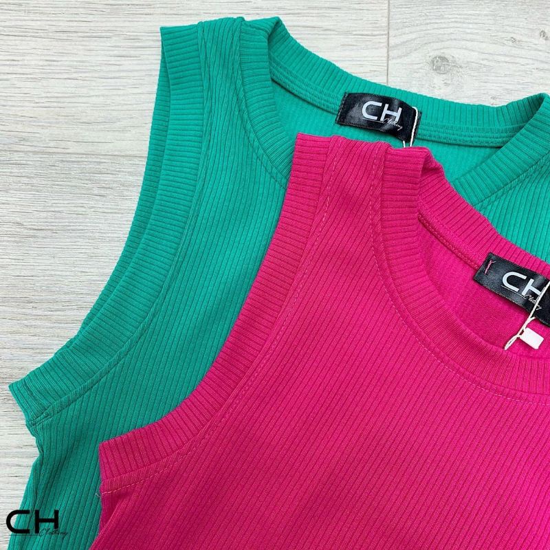 Áo ba lỗ tăm viền ôm body