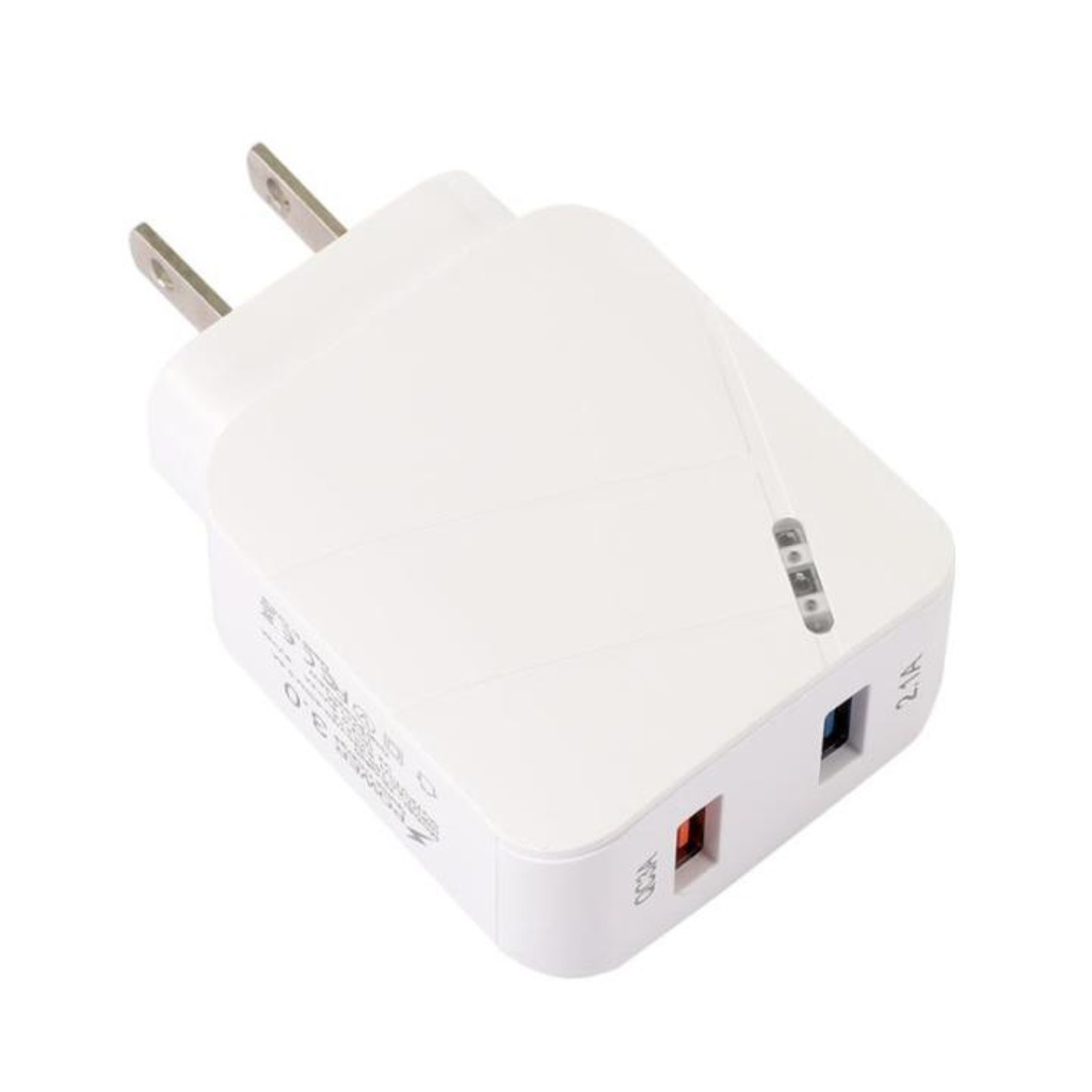 Cốc Sạc Nhanh Hai Cổng Usb 28w 3.1a Qc3.0 Cho Iphone