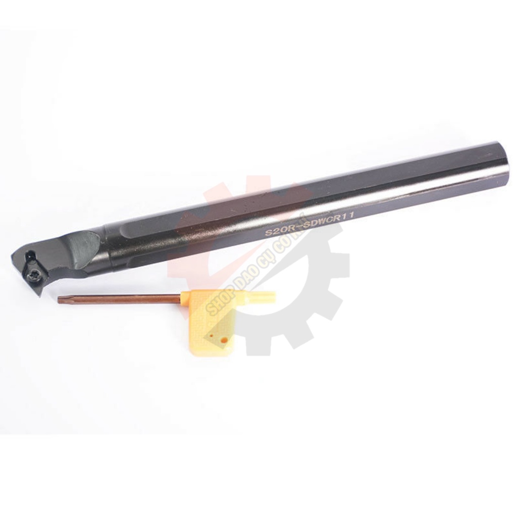 Cán dao móc lỗ dùng lắp mảnh chíp tiện DC11/DCMT11 đầy đủ hướng và kích thước thông dụng