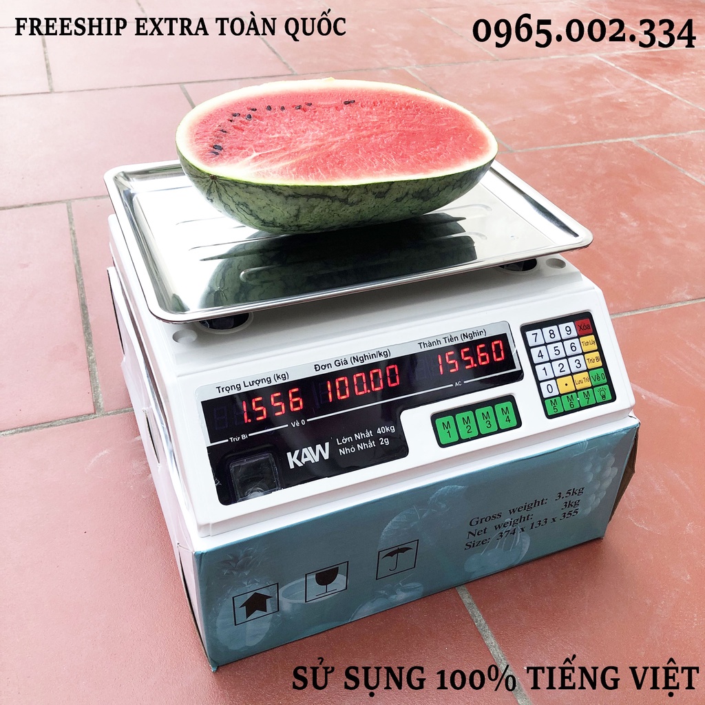 ✔️ Cân Điện Tử Tính Tiền 40kg/5g Giá Rẻ (Cân điện tử 40kg) Gọn Nhẹ, Tiện Lợi Dành Cho Gia Đình [Bảo Hành 1 Đổi 1]