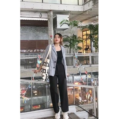 [JOSE10PTD GIẢM 10% TĐ 10K ĐƠN 700K] Quần ống rộng lưng cao kiểu hàn quốc, quần nữ ống rộng lưng cao CÓ CÚC TRƯỚC JOSEE' | BigBuy360 - bigbuy360.vn