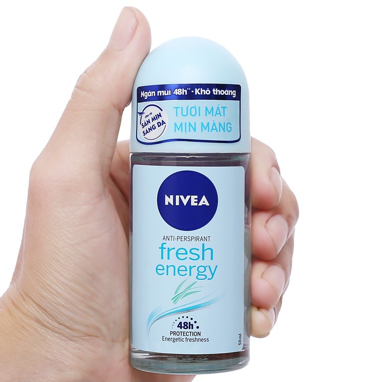 Lăn Ngăn Mùi Nivea Nivea Energy Fresh - Tươi Mát Mịn Màng 50ml