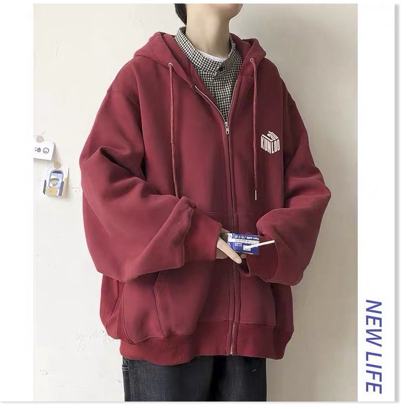 ÁO KHOÁC HOODIE NAM FOM RỘNG CÓ DÂY KÉO THỜI TRANG MỚI | WebRaoVat - webraovat.net.vn