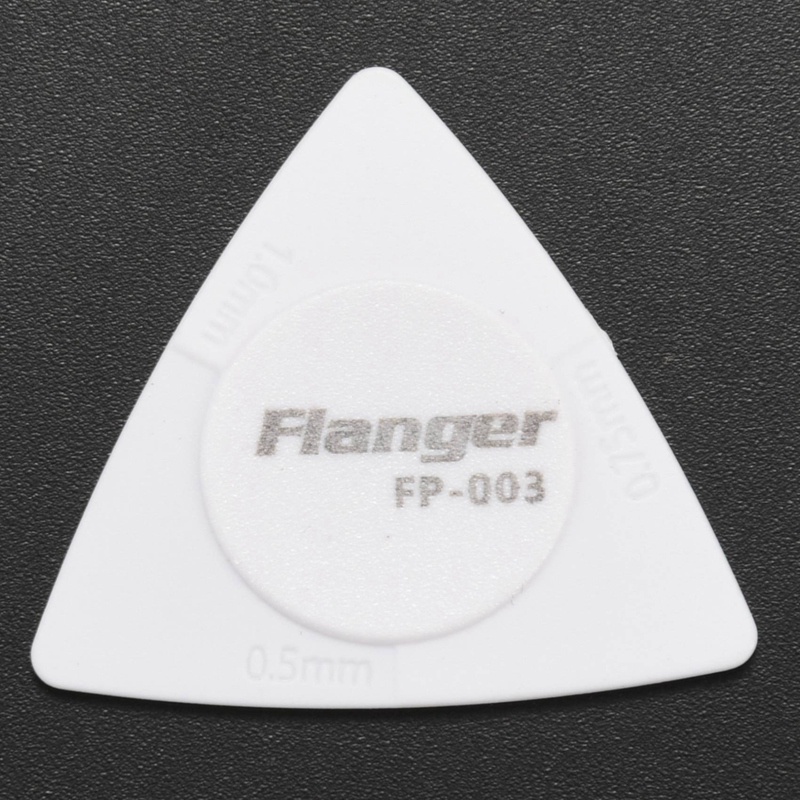 Flanger 10pcs Triangle-Guitar picks 1.0 0.75 0.5 mm Thickness in PC + ABS Material Antislip Style Picks Black