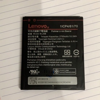 Pin cho điện thoại Lenovo Vibe K5, K5 Plus (BL-259) 2750mAh