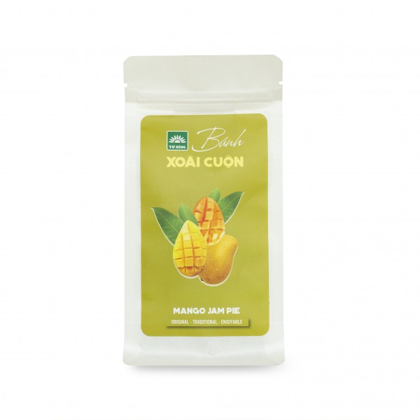 Bánh xoài cuộn Tư Bông 80g - món ăn vặt chua ngọt hấp dẫn từ Đồng Tháp