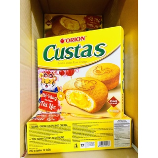 Bánh kem trứng Custas  hộp 282g (12 cái)