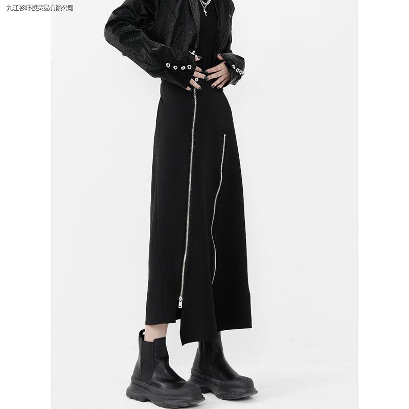 Chân Váy Chữ a Lưng Cao Dáng Dài Màu Đen Thời Trang Dành Cho Nữ 2022