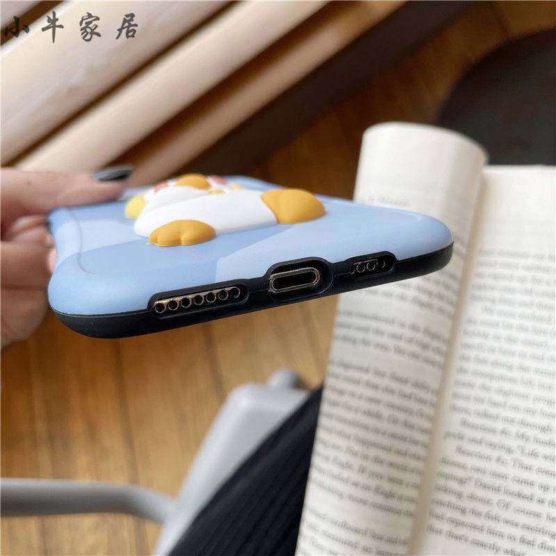 Ốp Lưng Tpu Họa Tiết Hình Chú Vịt Dễ Thương Cho Apple Iphone 12mini / 11pro / 12 Pro Max / 11 / 11pro / 7 / 8 / X / Xr / S