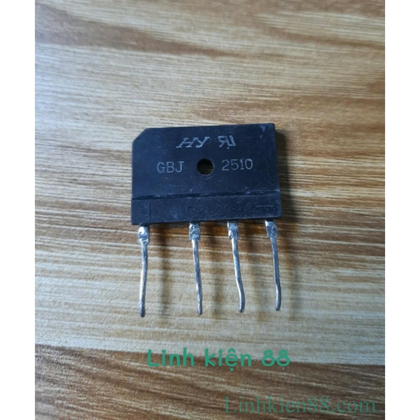 Diode Cầu GBJ2510 2510 25A 1000V ( Hàng tháo máy)