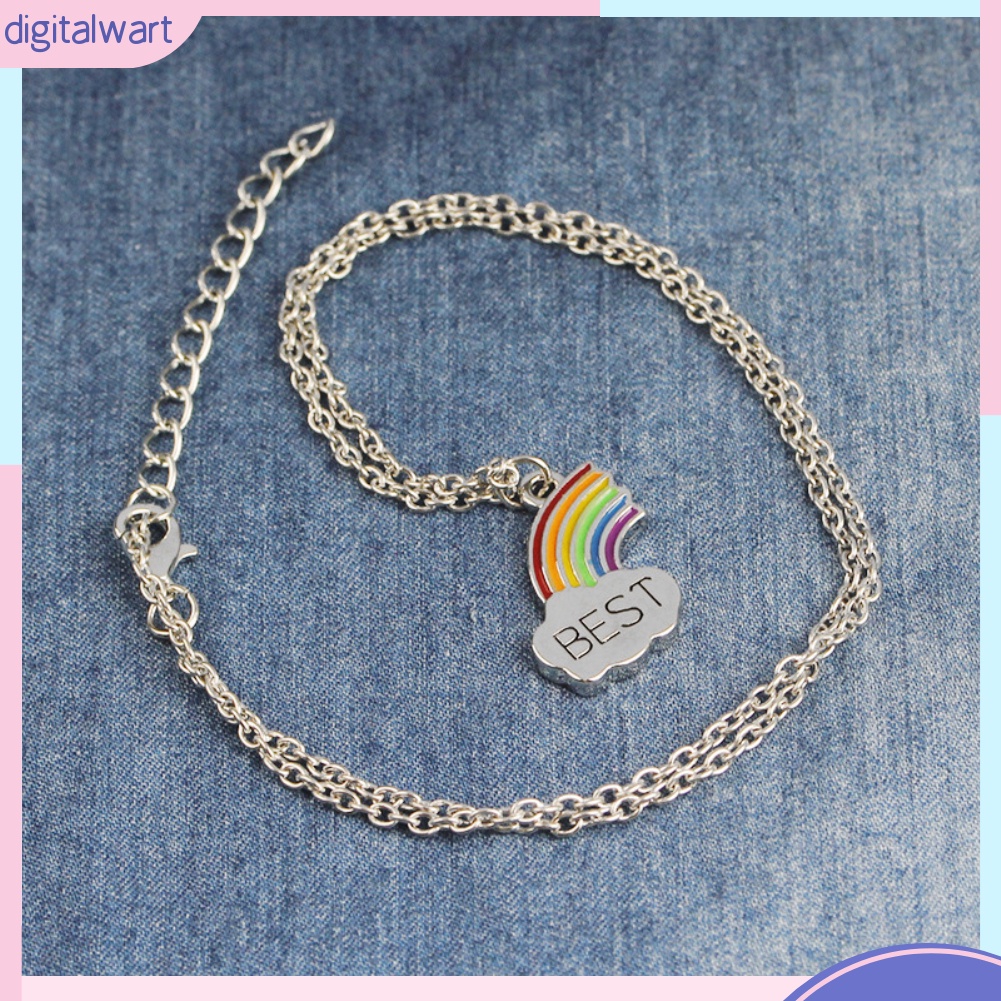 Set 2 Dây Chuyền Mặt Ghép Hình Trái Tim Cho Cặp Đôi