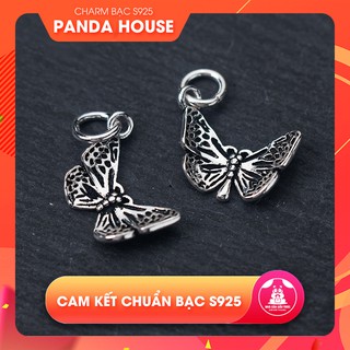 Charm bạc s925 hình con bướm size 3x10x16mm - Panda House