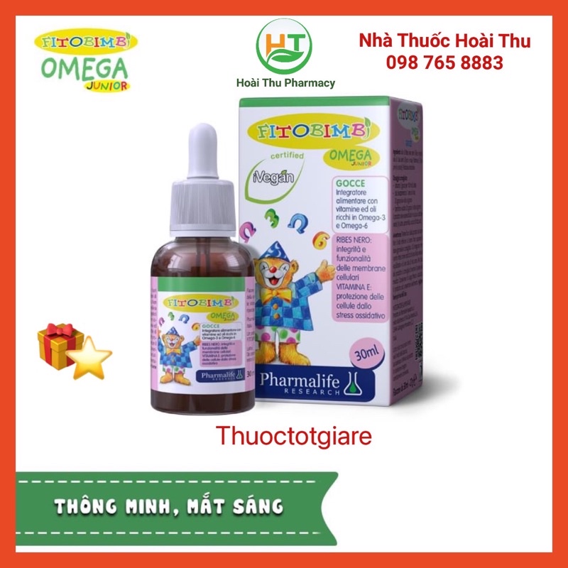 [ Kèm Quà Tặng ] Omega Junior Gocce - Thảo dược Châu Âu ( Chính Hãng )