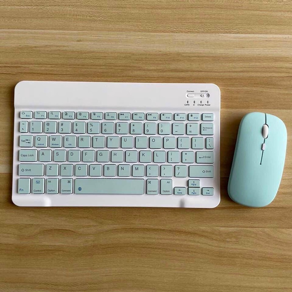 Bàn phím không dây bluetooth mini cho iPad, điện thoại, tv, laptop, máy tính bảng