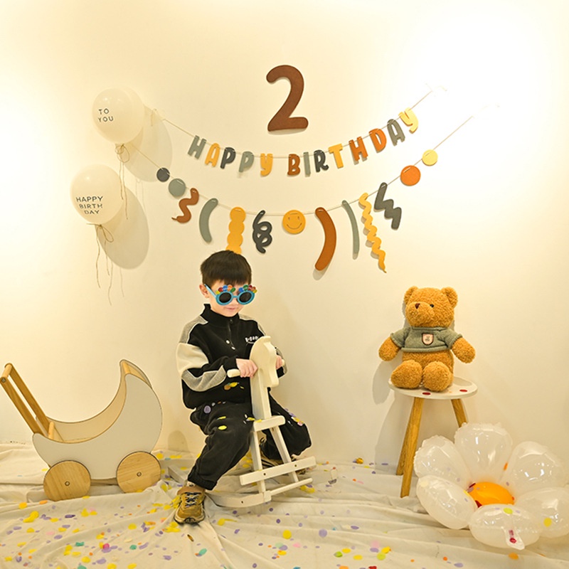 Set bóng sinh nhật Hàn Quốc rẻ đẹp đủ phụ kiện cho bé trai, bé gái SHQ1