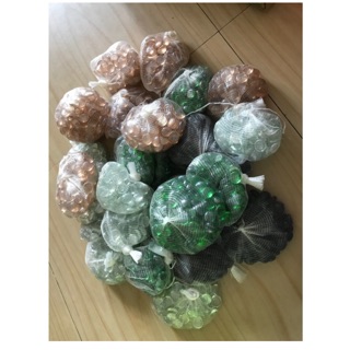 28 gói đá sỏi thủy  tinh trang trí bể cá