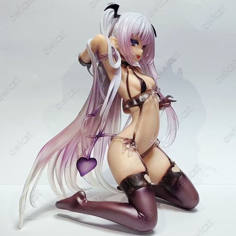 Mô Hình Nhân Vật The Succubus Rurumu 1/6 Size 15cm Figure  Pink Charm Black Rurumu Kedama Illustrator Packed in Box Model Demon Black Elf Rurumu LuLumu