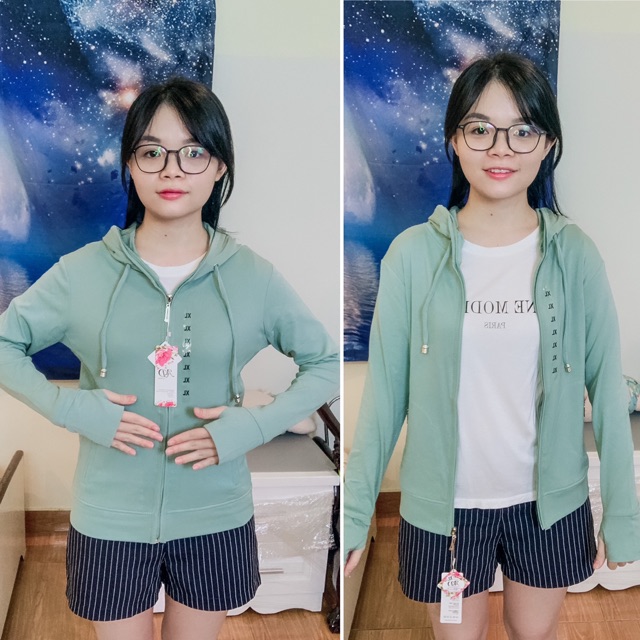 ÁO KHOÁC/ÁO CHỐNG NẮNG THUN COTTON CÓ 4 TÚI, TAY XỎ NGÓN SIZE TỪ 40-75KG | BigBuy360 - bigbuy360.vn