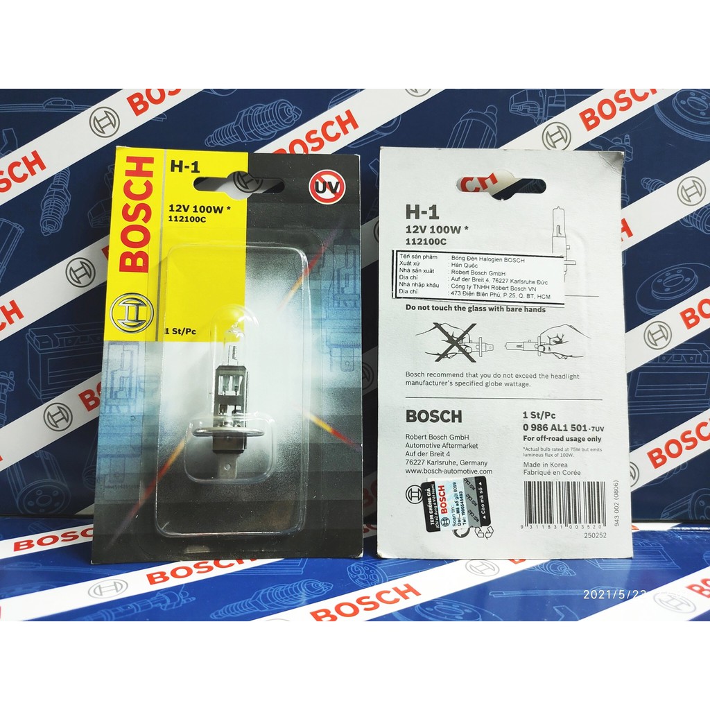 Bóng đèn Bosch H1 12V 100W