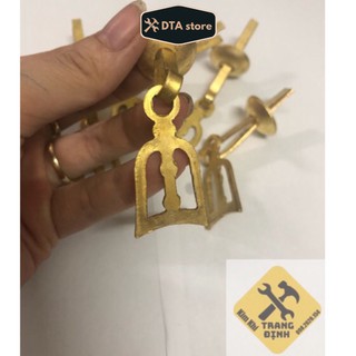 Tay Nắm Ngăn Kéo Tủ Bằng Đồng Kiểu Dáng Cổ Điển - Núm tủ bằng đồng - Núm ngăn kéo tủ gỗ