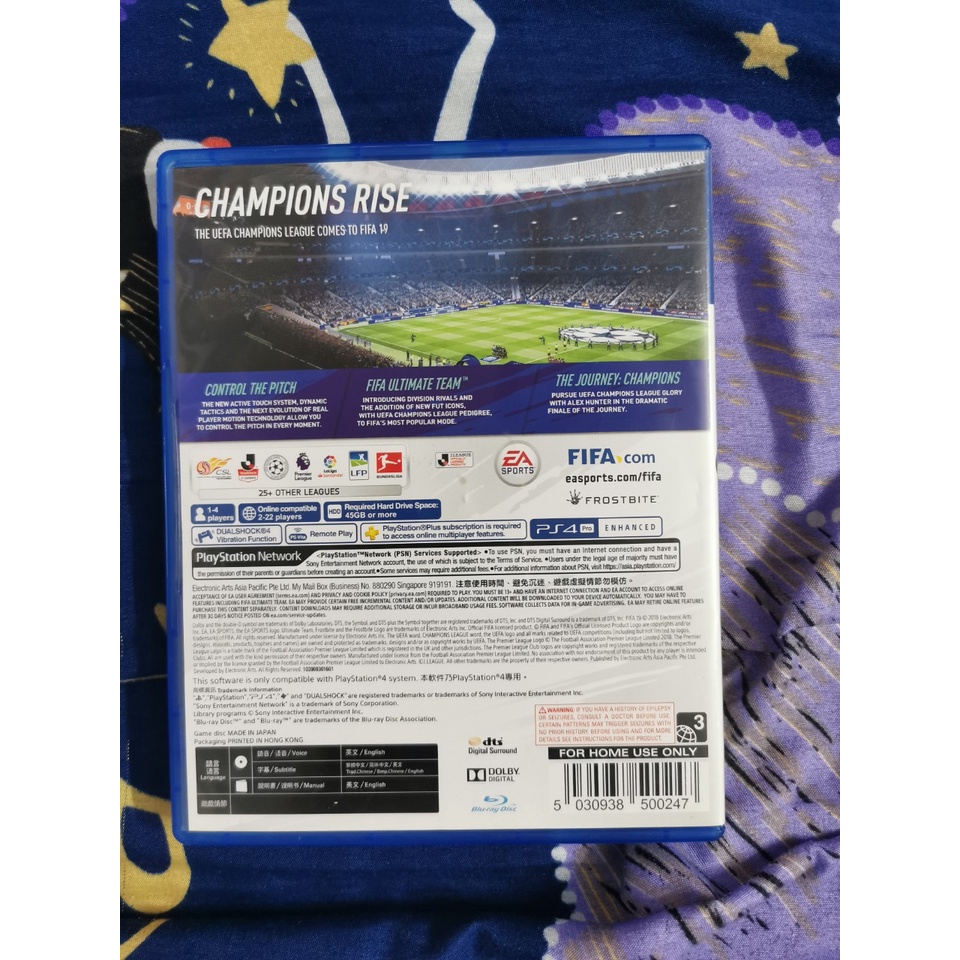 Đĩa game PS4 FIFA 18 và FIFA 19 không hộp đầy đủ