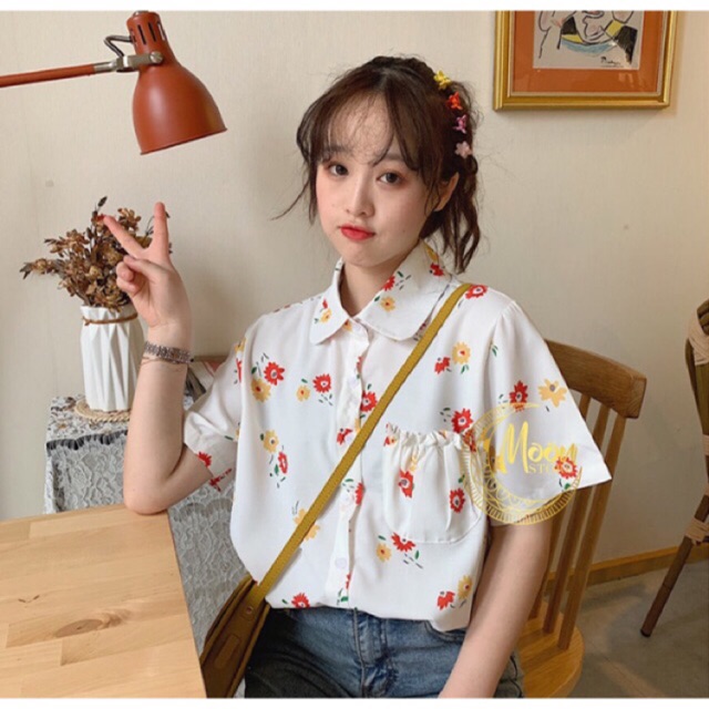ÁO SƠ MI ULZZANG DAISY CRUSH UZ24003