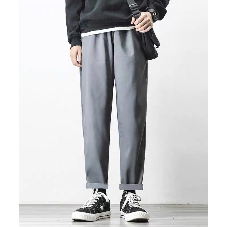 Quần Baggy Nam Basic Chất Kaki Mềm Trơn Màu Phong Cách Trẻ Trung Thời Trang MixxStore QUAN NAM 060