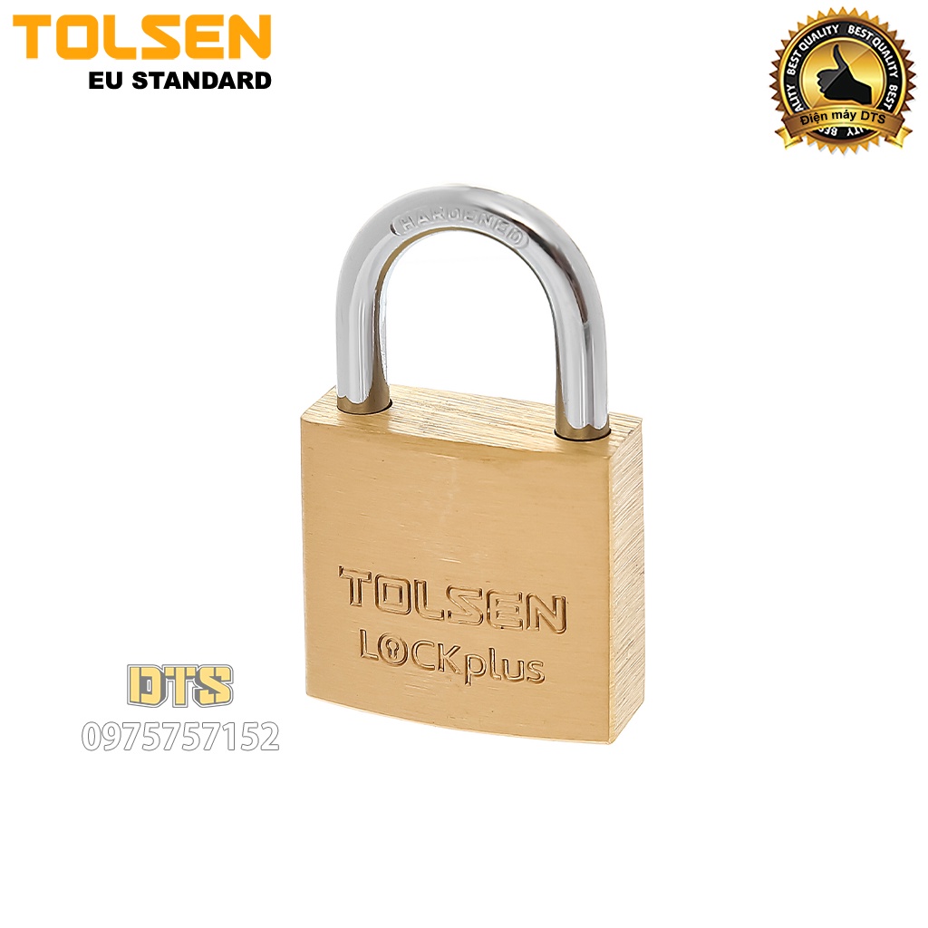 Ổ khoá đồng mật khẩu 3 số công nghiệp TOLSEN, khoá bấm khoá vali siêu cứng, chống cắt, chống trộm - Tiêu chuẩn châu Âu
