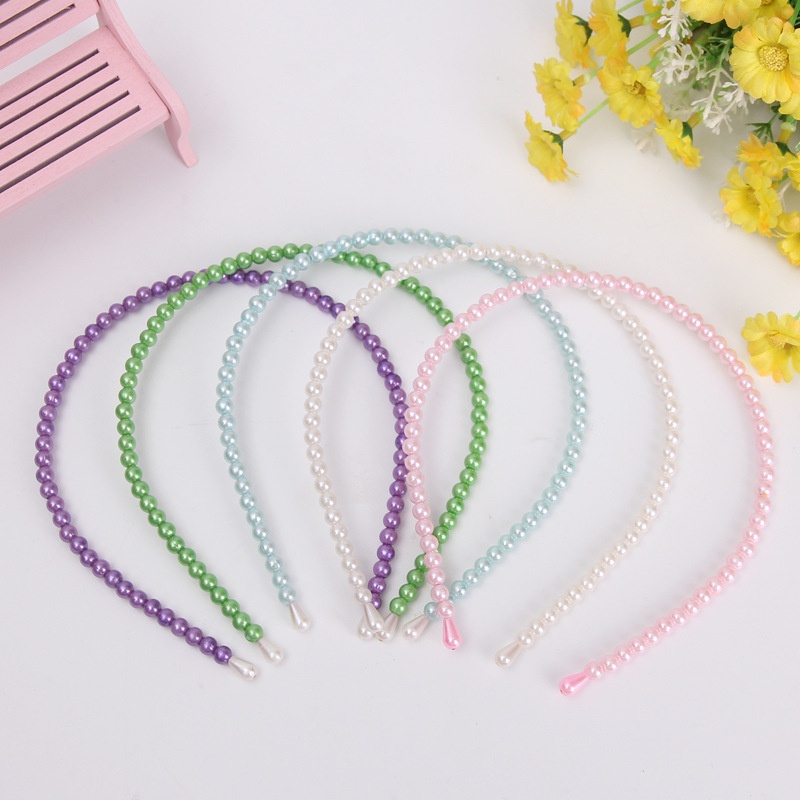 Cài tóc đính ngọc trai thiết kế đáng yêu cho bé gái