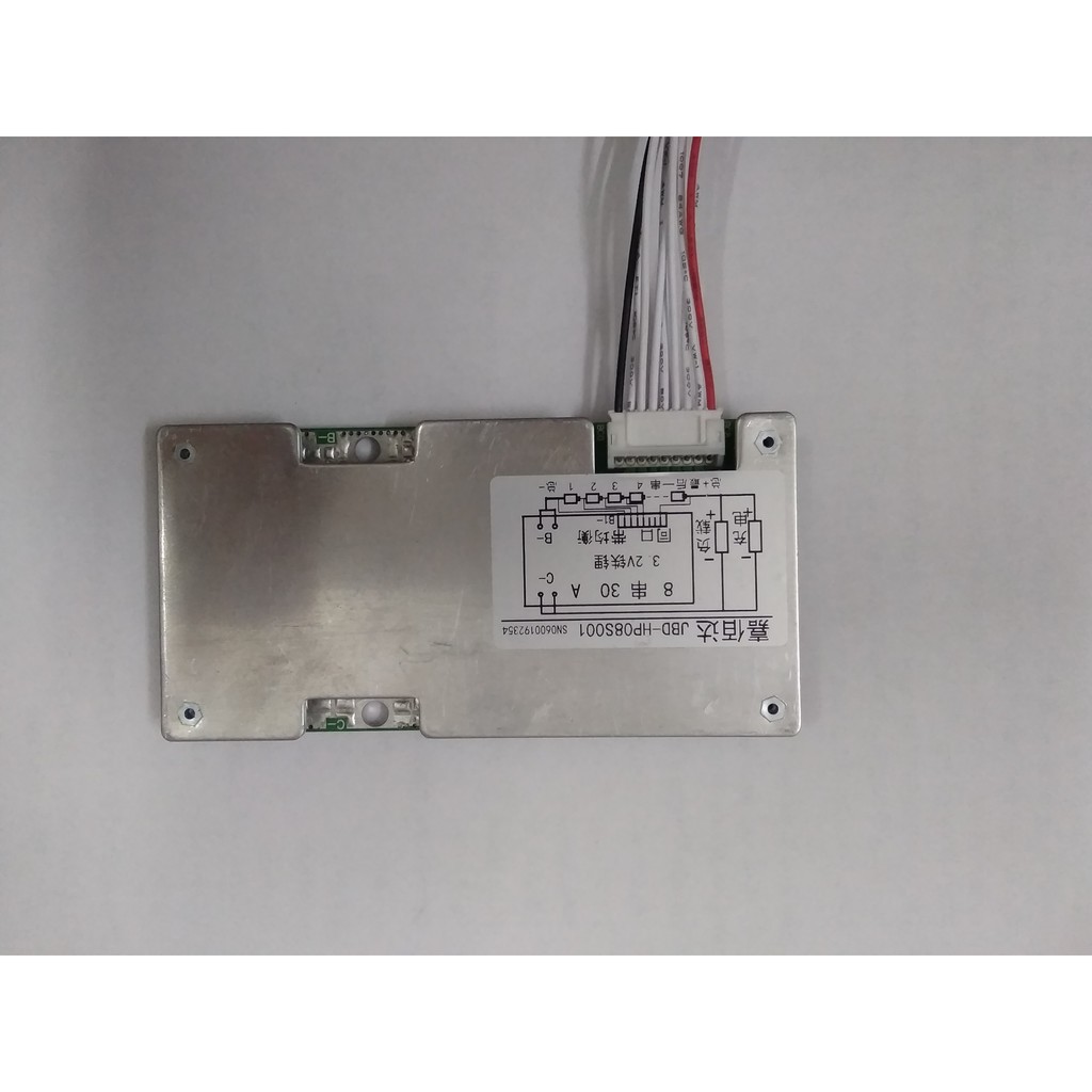 Mạch bảo vệ cho pin sắt photphat LiFePo4 8S - 24v30A