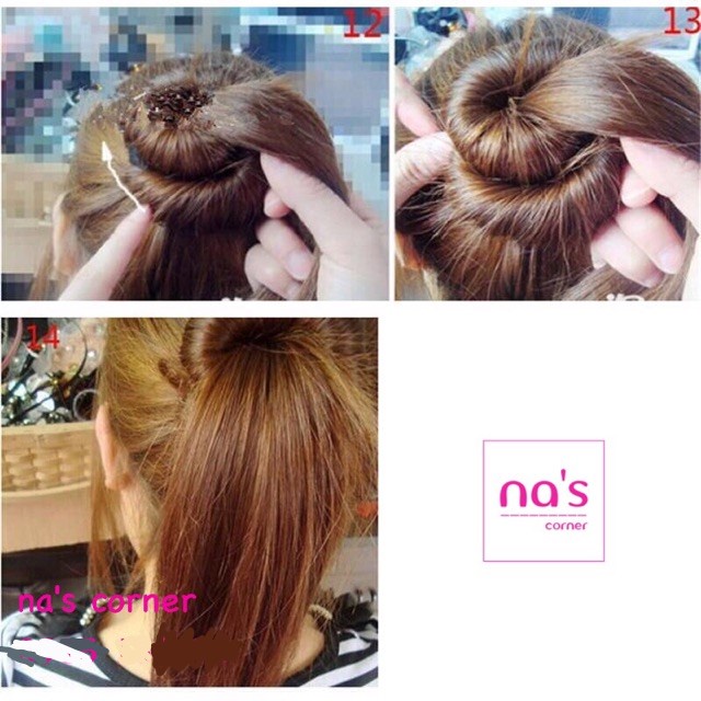 Dụng cụ búi tóc thanh bới tóc củ tỏi đa năng
