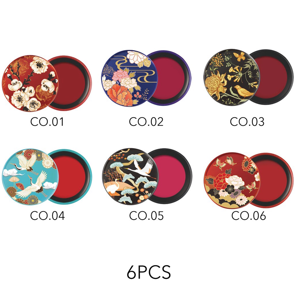 Set 6 Son Môi Phong Cách Trung Hoa Cổ Điển Kèm Cọ # L221 | BigBuy360 - bigbuy360.vn