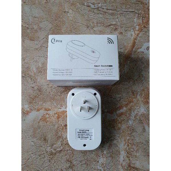 Phích cắm thông minh wifi 16A 3 chấu