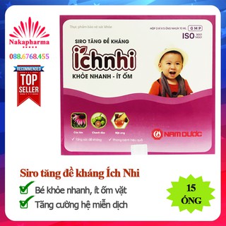 Siro tăng đề kháng Ích Nhi Nam Dược – Tăng sức đề kháng tự nhiên, khỏe nhanh, ít ốm vặt, mau hồi sức, hệ miễn dịch tốt