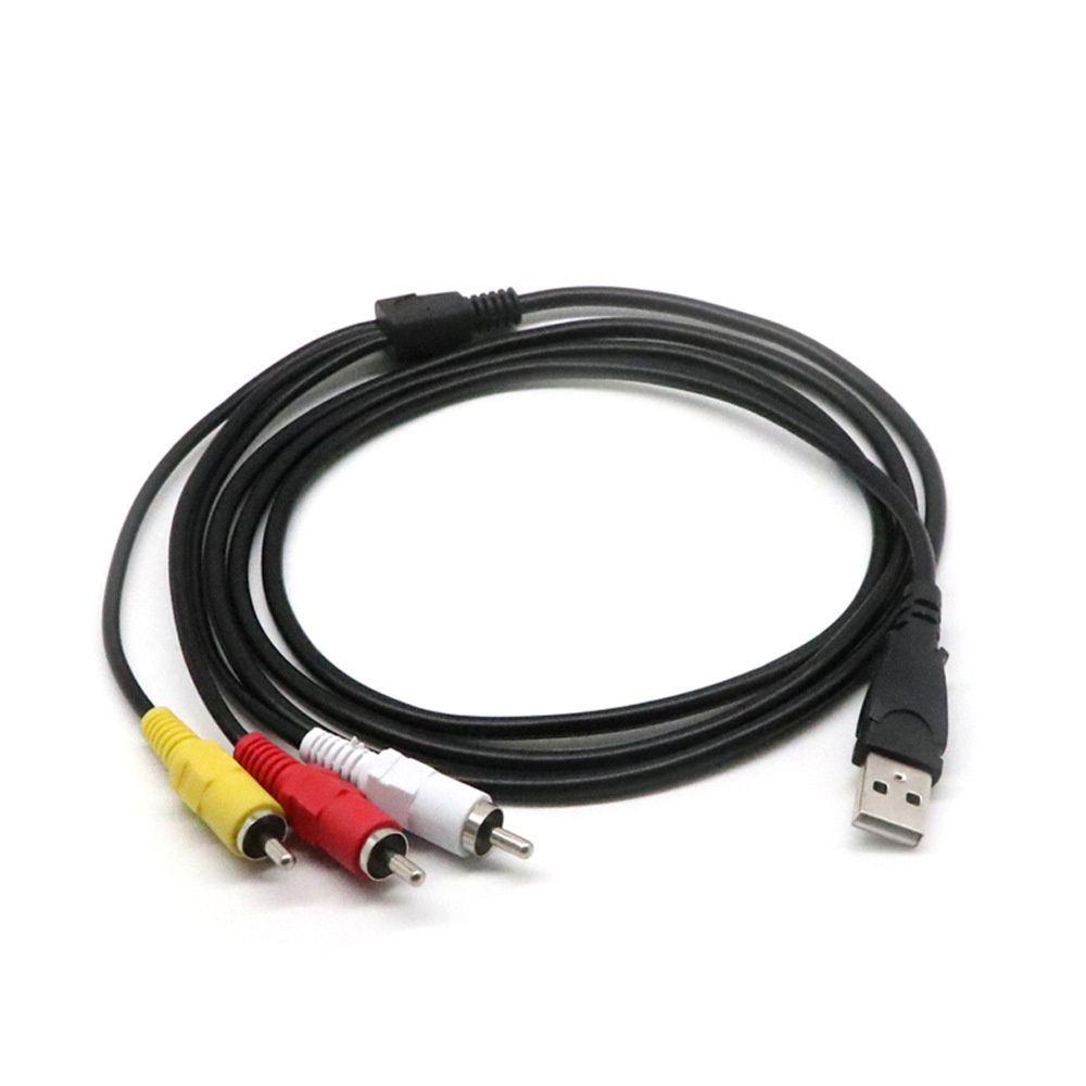 Dây Cáp Nối Dài Chuyển Đổi Cổng USB A Male RCA Male Sang RCA Male