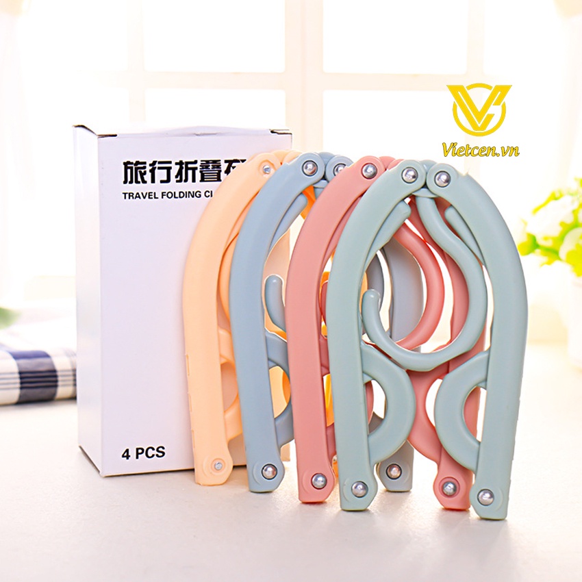 Móc treo quần áo gấp gọn tiện lợi mang đi du lịch công tác nhiều màu giá rẻ, chất lượng