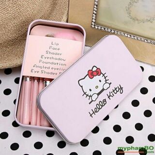 Bộ cọ trang điểm cá nhân 7 món Kitty