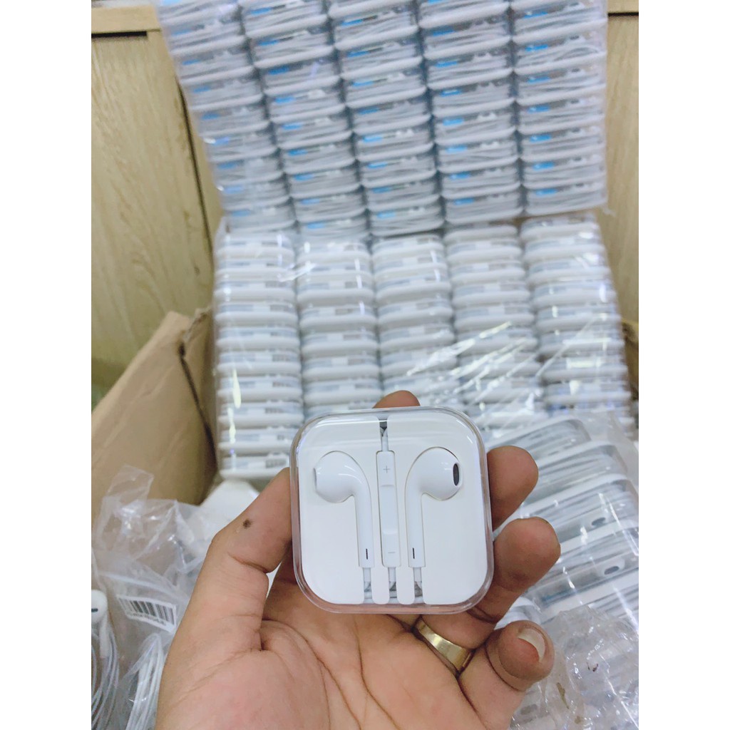 Tai nghe nhét [FREESHIP] Tai Nghe Dây Jack 3,5 mm Cho Iphone 6/6s/6Plus/7 Android Chống Ồn - Micro Đàm Thoại