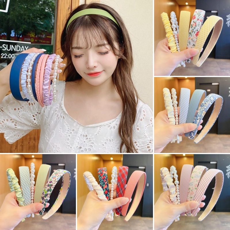 Băng Đô Nhiều Màu Sắc Thời Trang Hàn Quốc Dễ Thương Cho Nữ