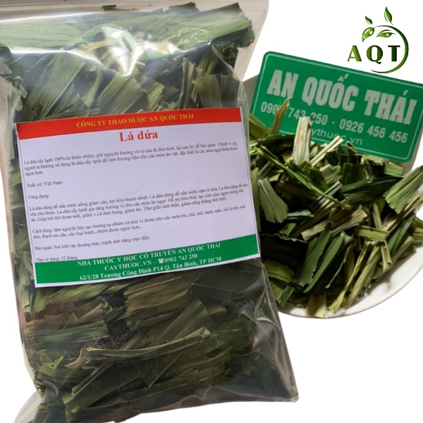 1kg Trà Lá Dứa (Dứa Thơm, Dứa Nếp) Sấy Khô Tự Nhiên, Nấu Chè, Nấu Xôi, Tạo Màu Thực Phẩm