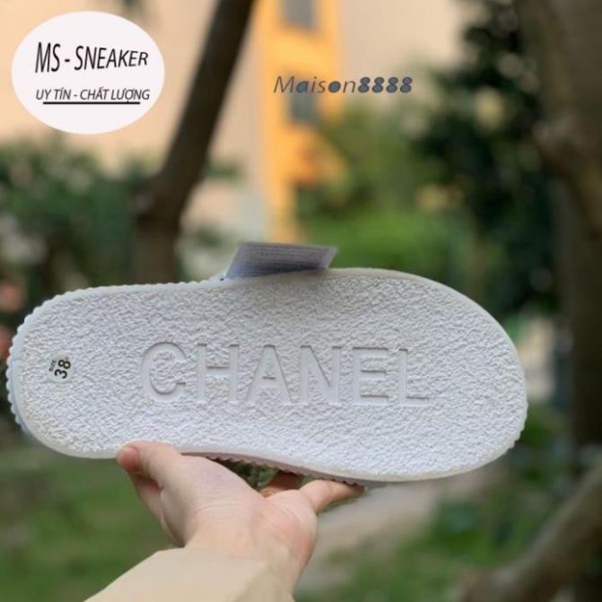 Giày chanel mới tăng chiều cao, giày sneaker chaneo full phụ kiện hàng cao cấp, full size 36-39 Maison8888