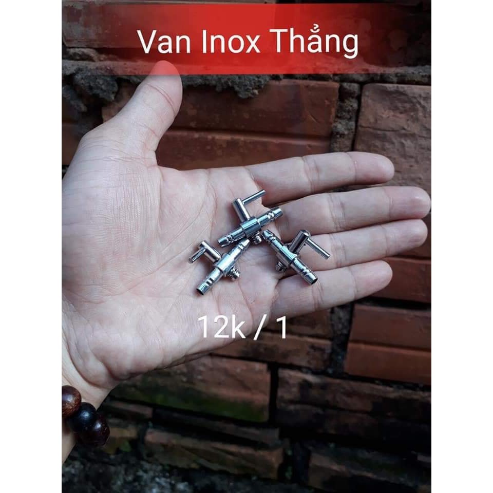 Van sủi khí oxy và Co2 loại Inox - Guppy Xanh