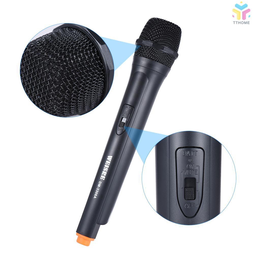 Microphone động khuếch đại giọng nói đơn hướng cầm tay không dây dành cho các buổi ca karaoke/hội họp/lễ lộc