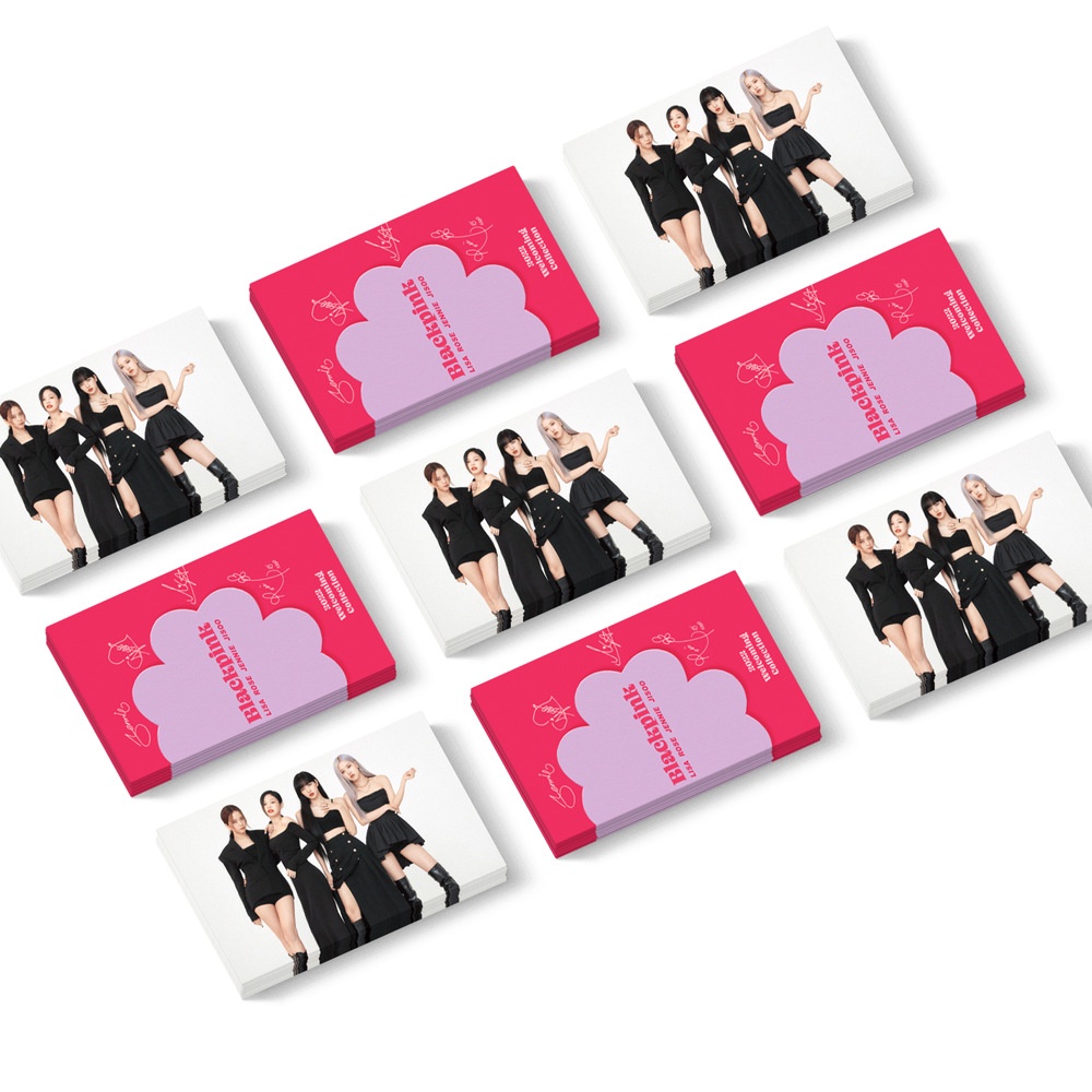 Set 55 Tấm Thẻ Ảnh Lomo Nhóm Nhạc Blackpink 2022 Năm 2021