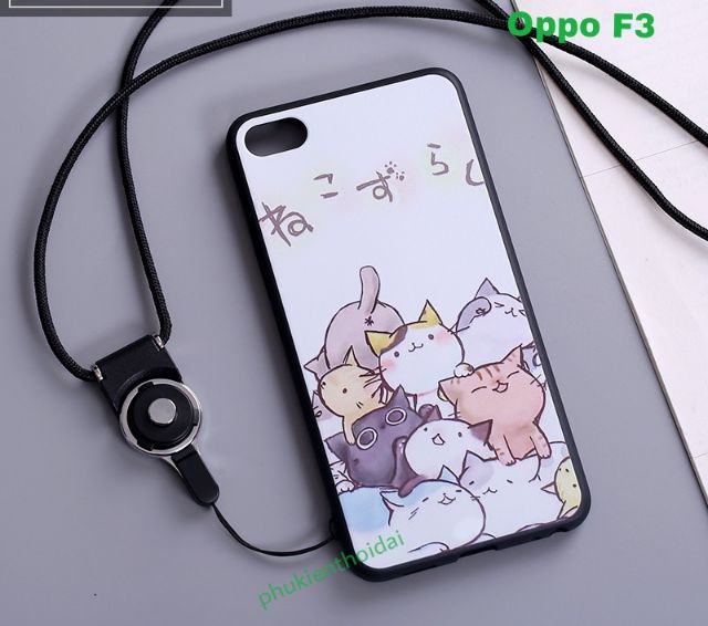 Oppo F3 ốp lưng in 3D cao cấp