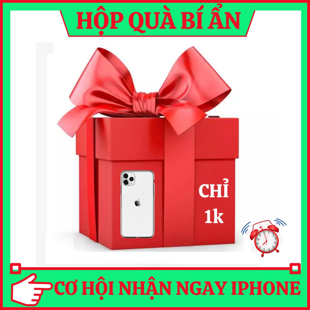 [ IPHONE 1K ] Hộp Qùa Bí Ẩn Tri Ân Dành Cho Khách Hàng Đặc Biệt May Mắn Nhất - Tri Ân Khách Hàng Ưu Đãi Cực Lớn