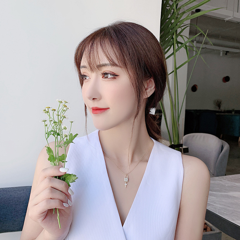 ✨Jenny’s shop✨ Vòng cổ hoa chìa khóa nữ 14k vàng thật ngắn