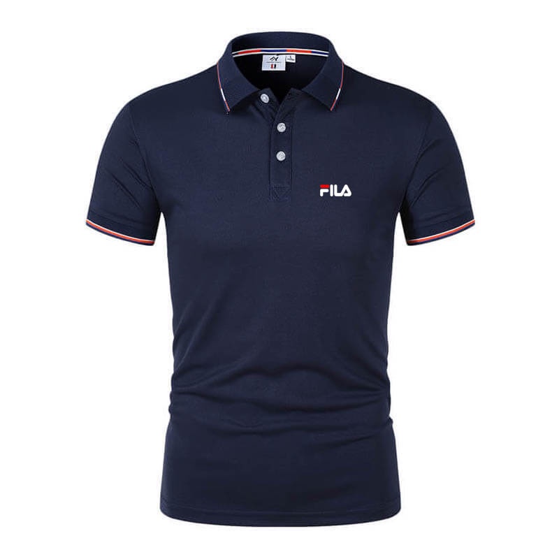 FILA Áo Thun Polo Nam Tay Ngắn Size M-4Xl 0594