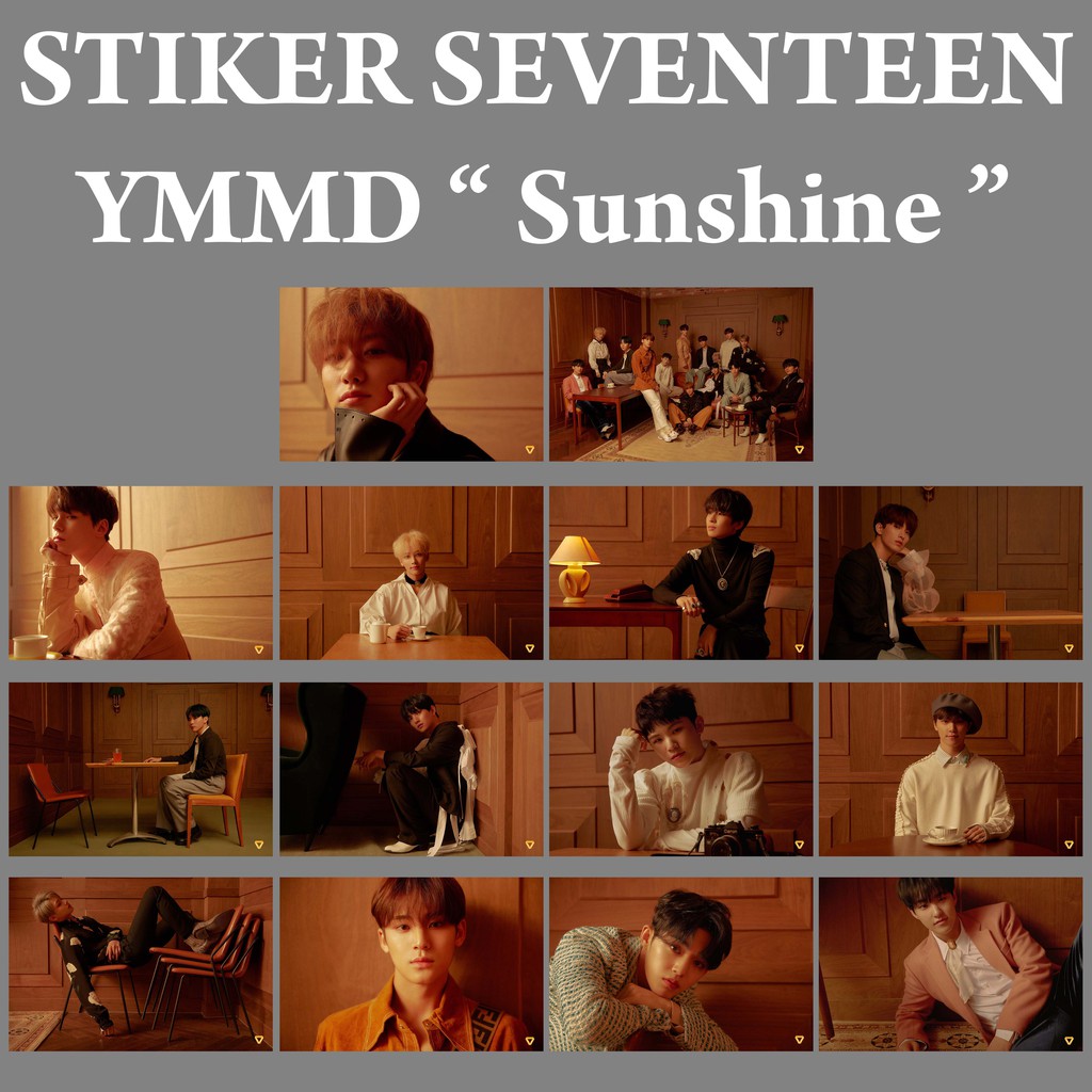 Sticker Nhóm Nhạc Seventeen You Made My Dawn