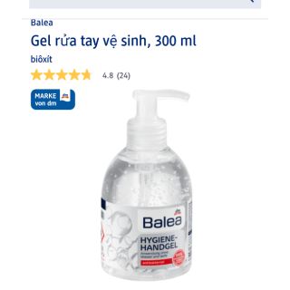 GEL sát khuẩn tay khô Balea Đức